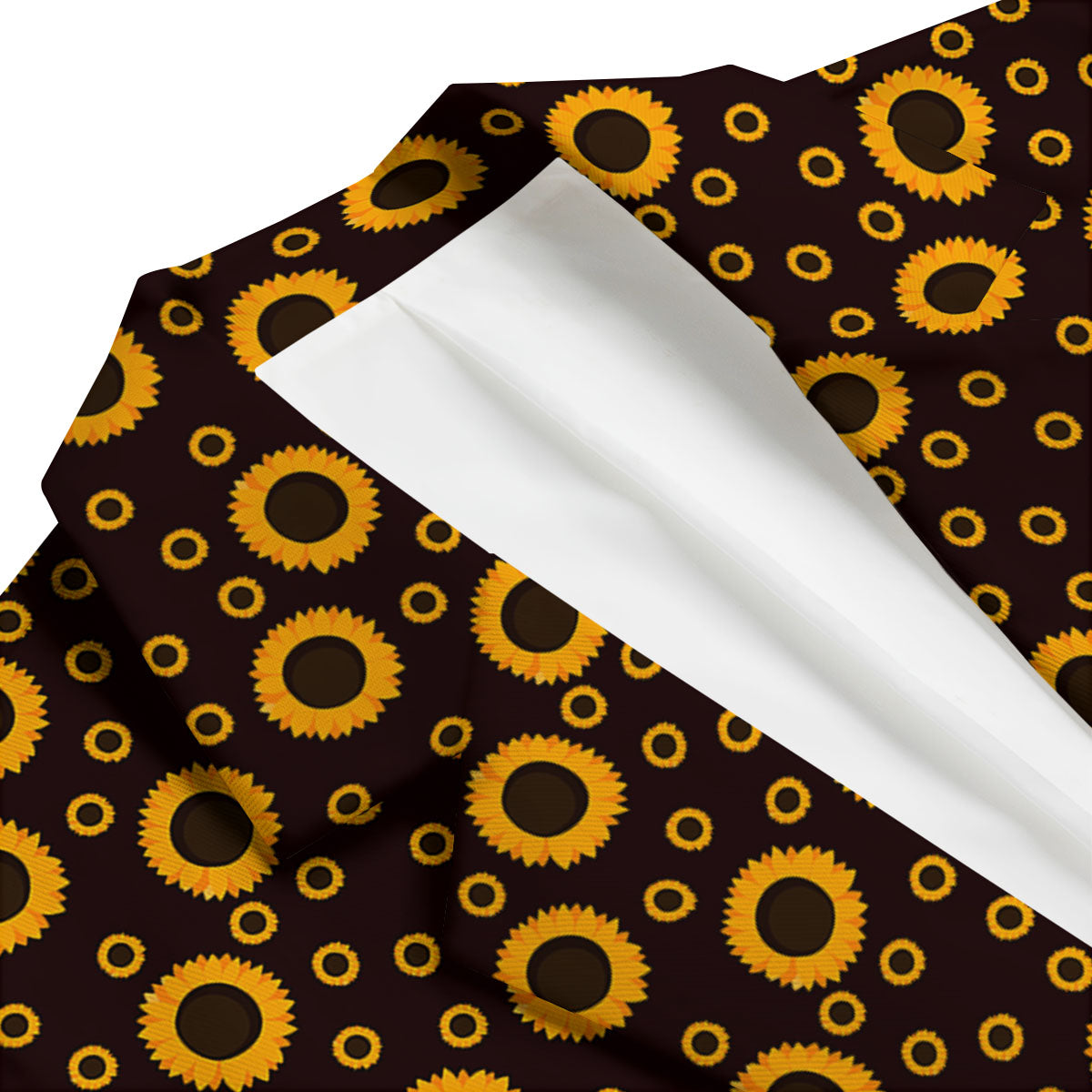 Sunflower Dark Print Pattern Men's Blazer-grizzshop