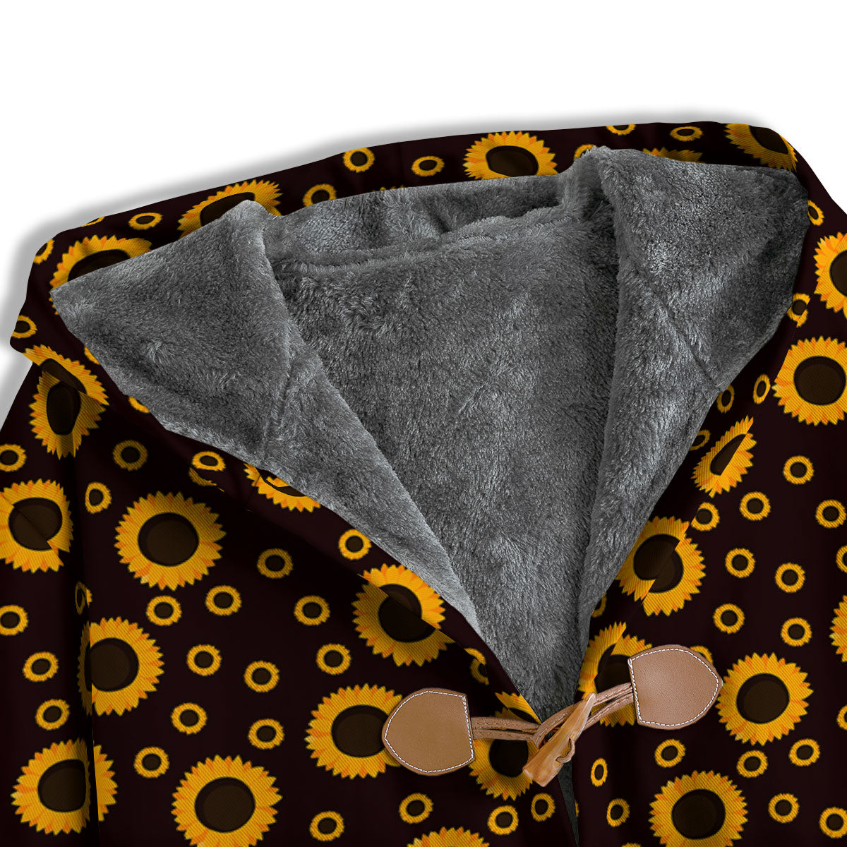 Sunflower Dark Print Pattern Men's Windbreaker Jacket-grizzshop
