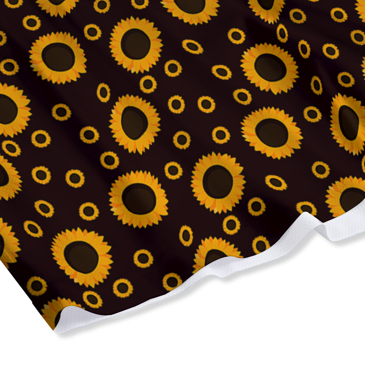 Sunflower Dark Print Pattern Mesh Shorts