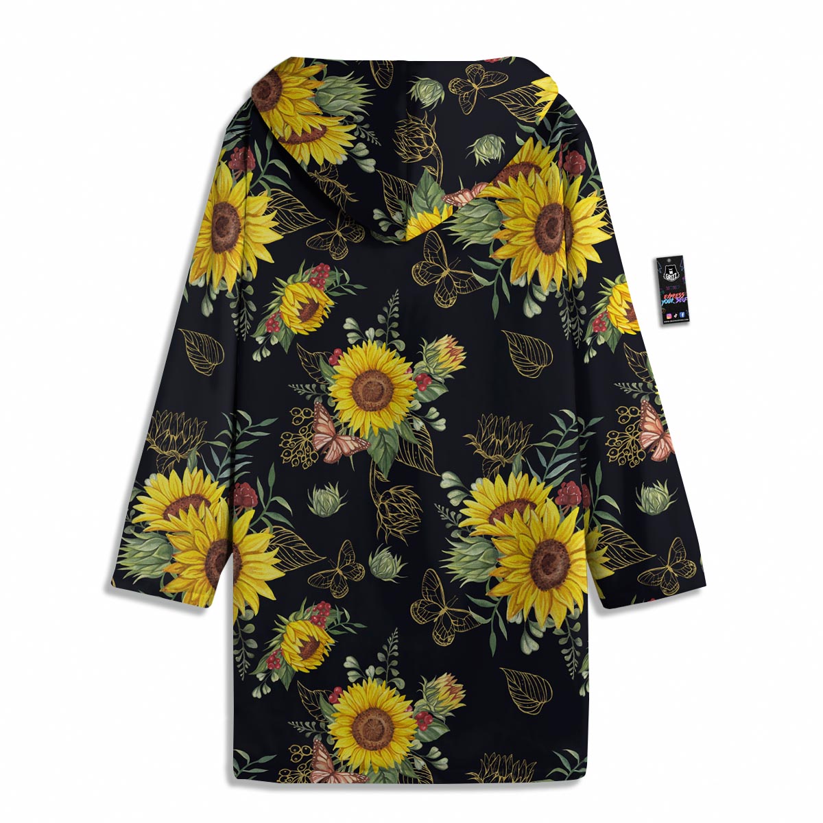 Sunflower Field Print Pattern Men's Windbreaker Jacket-grizzshop