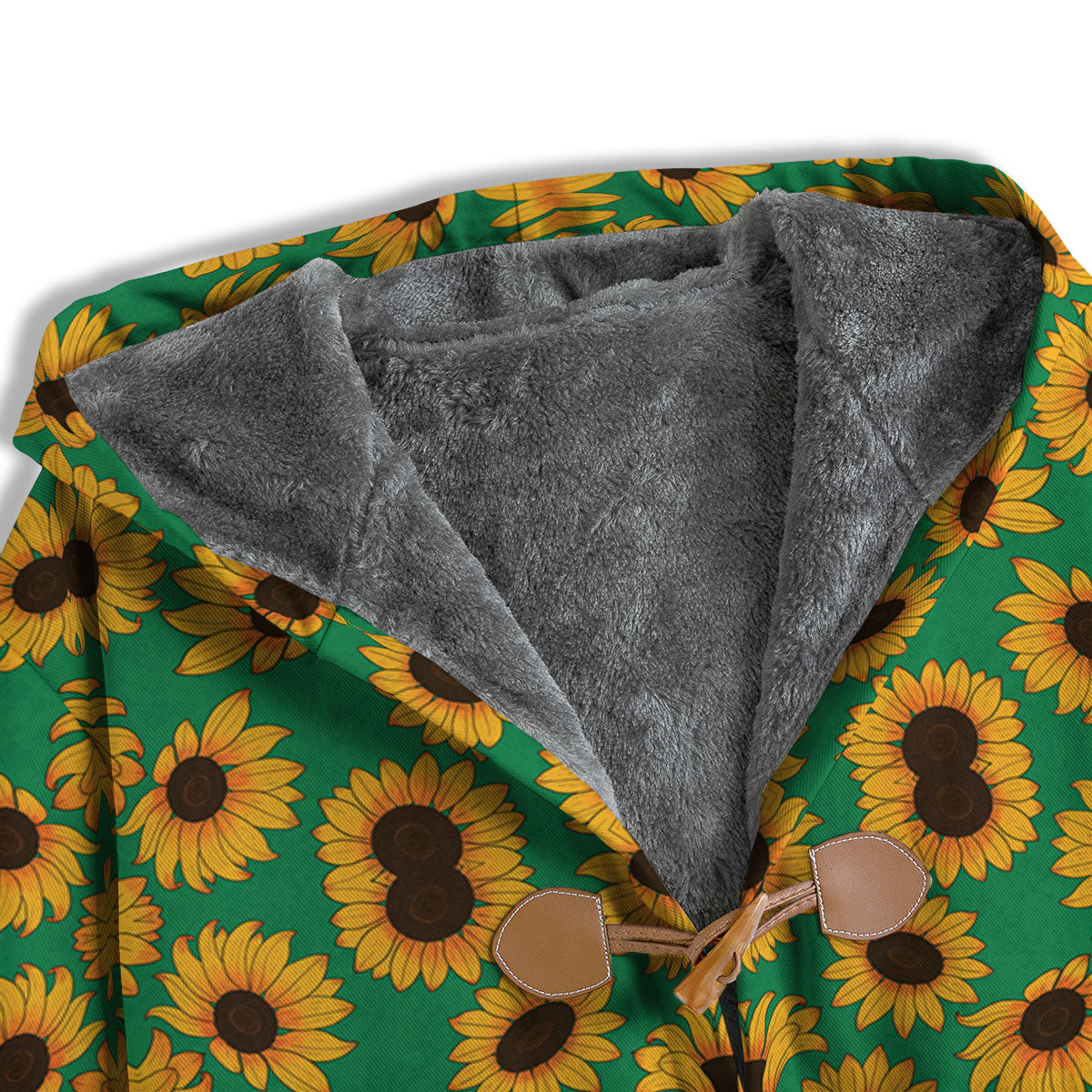 Sunflower Green Print Pattern Men's Windbreaker Jacket-grizzshop