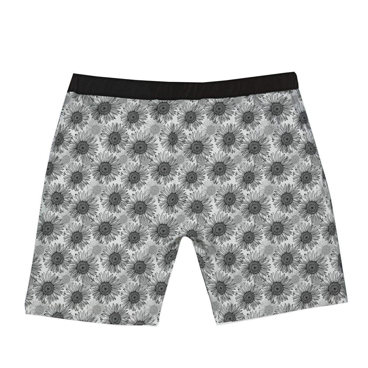 Sunflower Hand Drawn Print Pattern Boxer Briefs-grizzshop