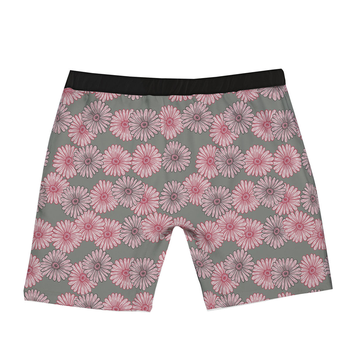 Sunflower Pink Print Pattern Boxer Briefs-grizzshop
