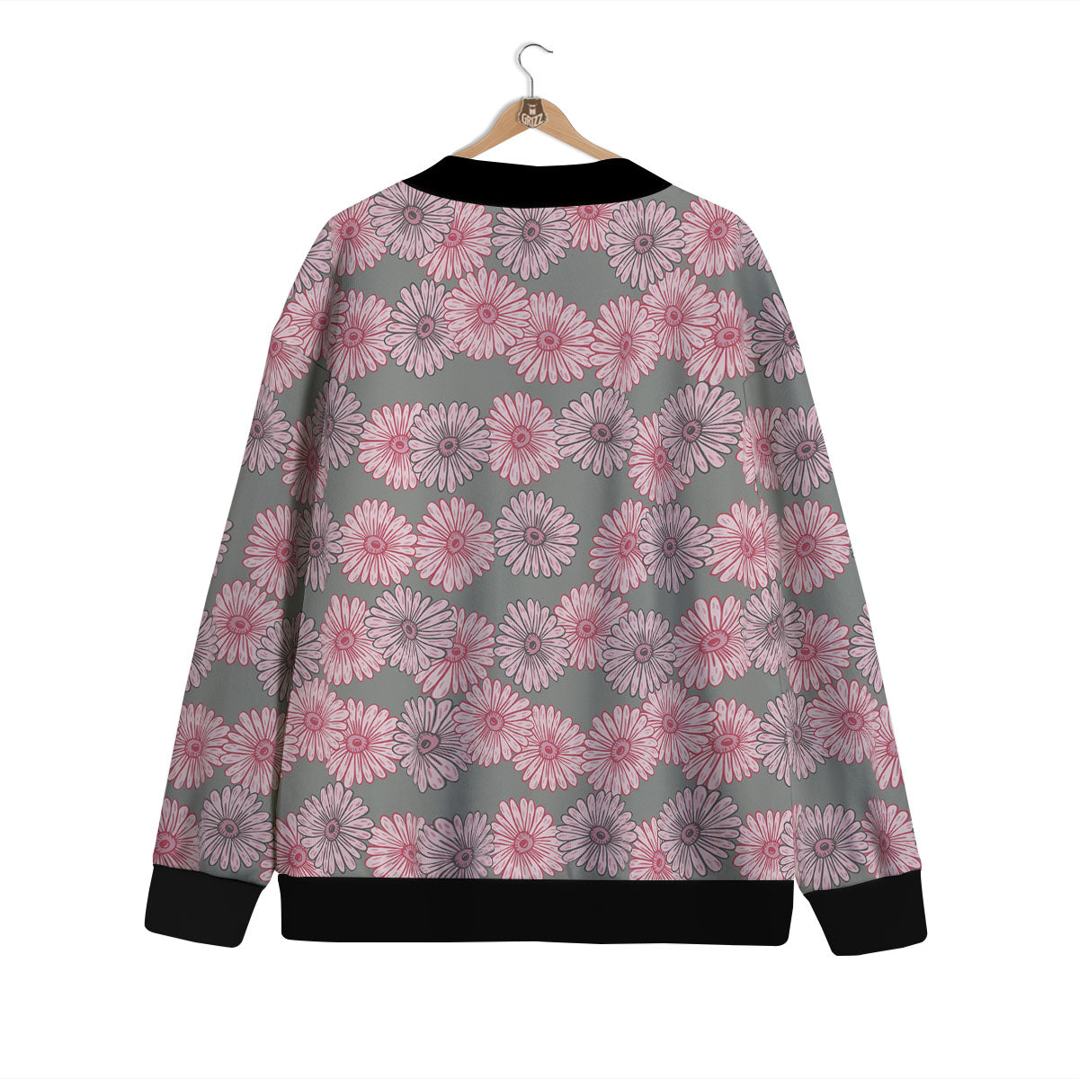 Sunflower Pink Print Pattern Cardigan-grizzshop
