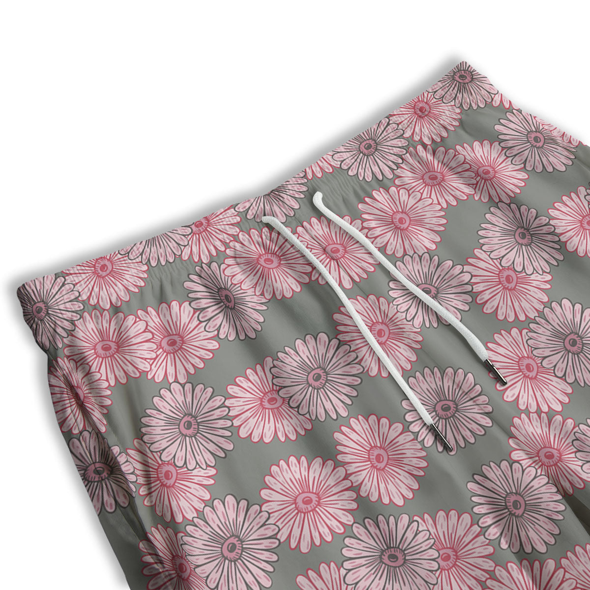 Sunflower Pink Print Pattern Men's Athletic Shorts