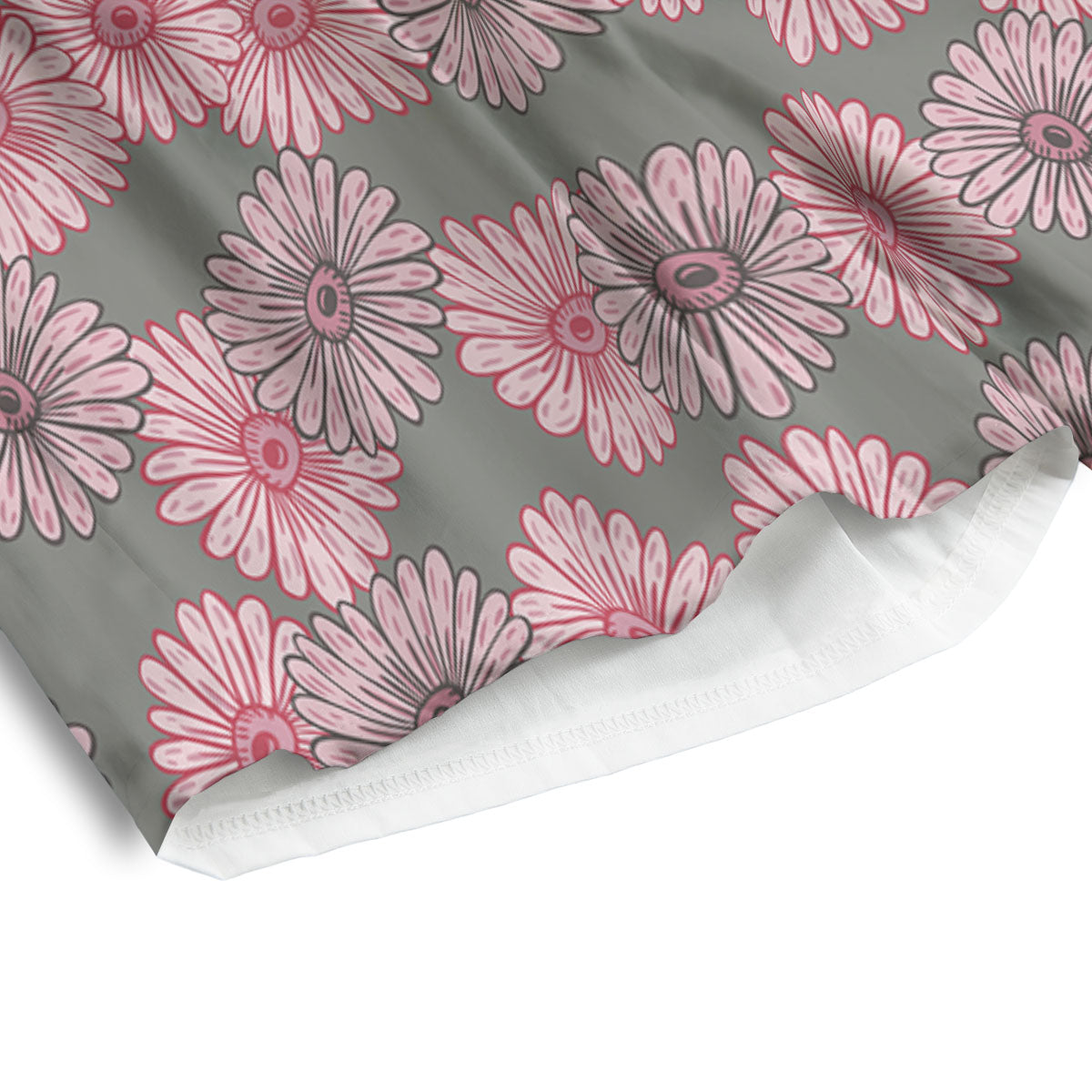 Sunflower Pink Print Pattern Men's Athletic Shorts
