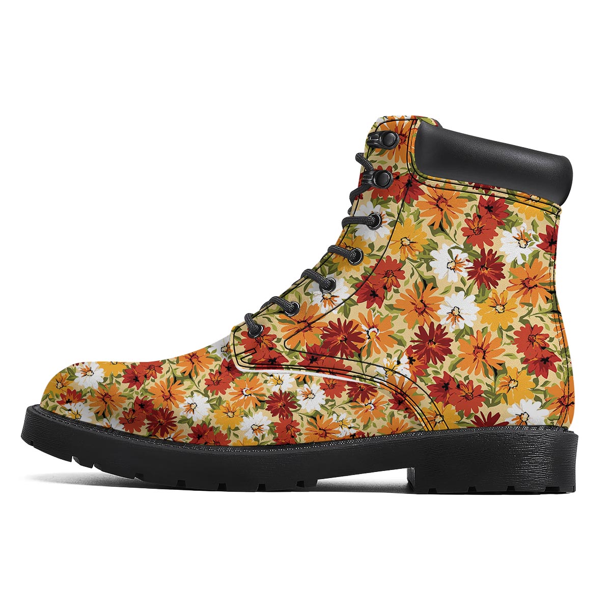 Sunflower Red Print Pattern Boots-grizzshop