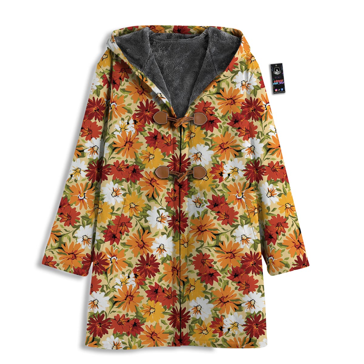 Sunflower Red Print Pattern Men's Windbreaker Jacket-grizzshop