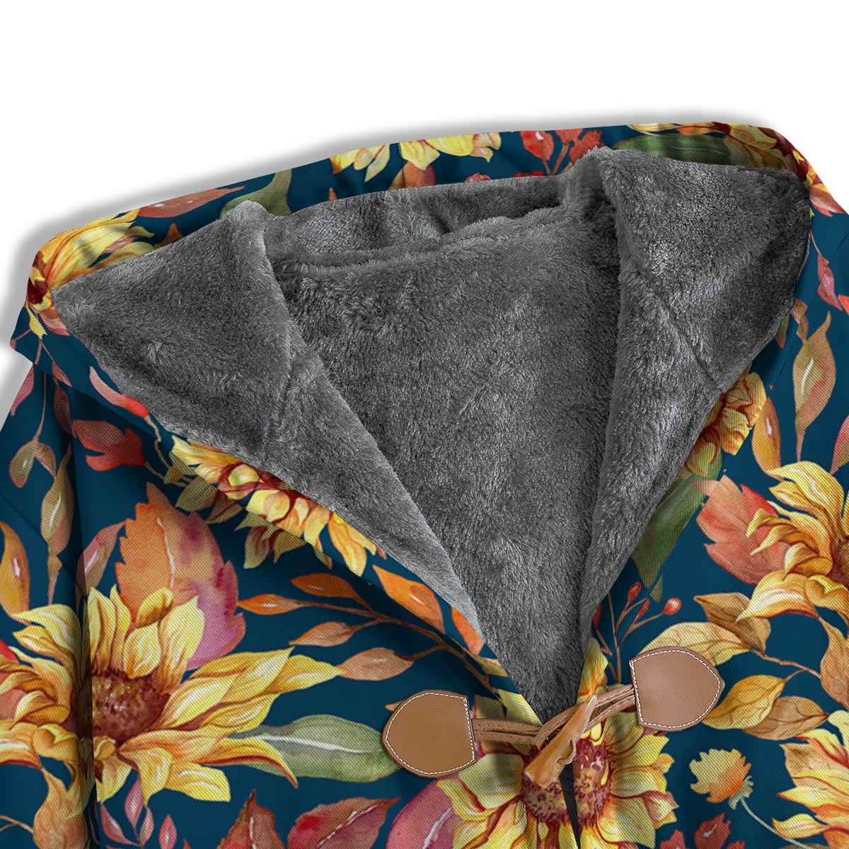 Sunflower Sage Watercolor Print Pattern Men's Windbreaker Jacket-grizzshop