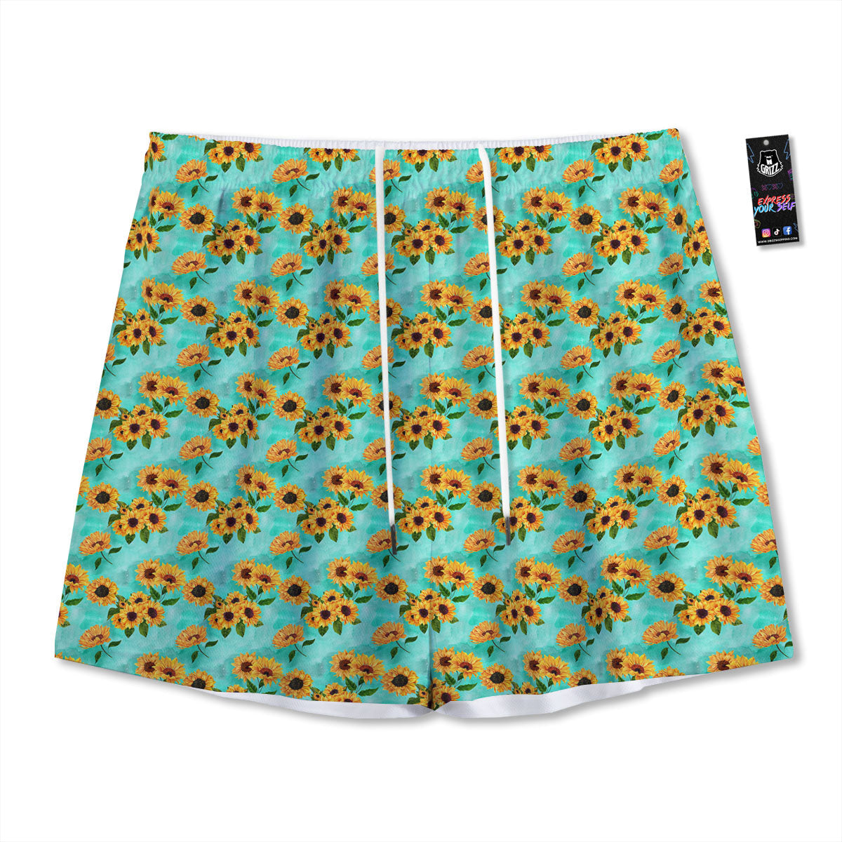 Star Cute Print Pattern Mesh Shorts