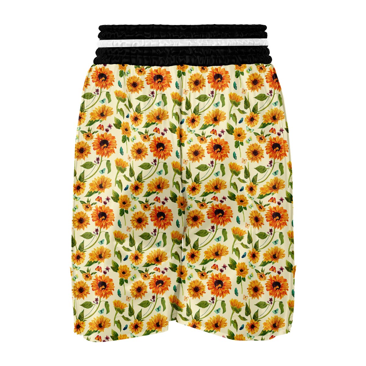Sunflower With Butterfly Boxing Shorts-grizzshop