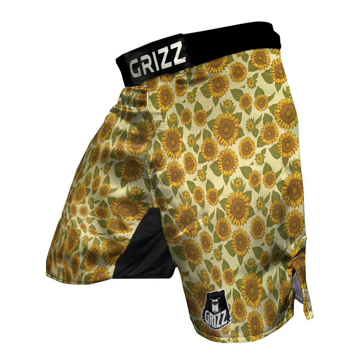 Sunflower Yellow MMA Shorts-grizzshop