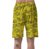 Sunflower Yellow Print Men's Shorts-grizzshop