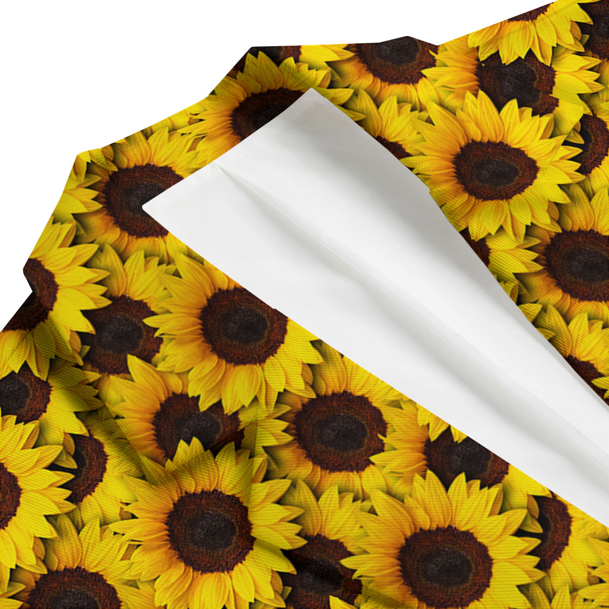 Sunflower Yellow Print Pattern Men's Blazer-grizzshop