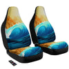 Sunrise Tropical Surfing Wave Print Car Seat Covers-grizzshop