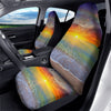 Sunset And Rainbow On Beach Print Car Seat Covers-grizzshop