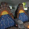 Sunset Art Aboriginal Indigenous Print Car Seat Covers-grizzshop