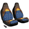 Sunset Art Aboriginal Indigenous Print Car Seat Covers-grizzshop