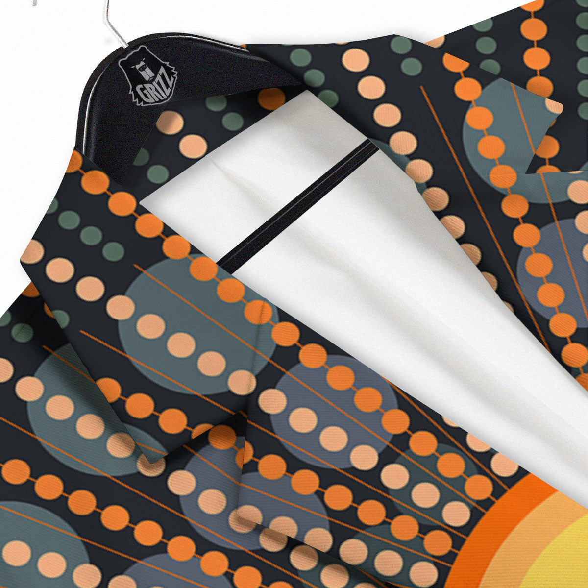 Sunset Art Aboriginal Indigenous Print Men's Sport Coat-grizzshop