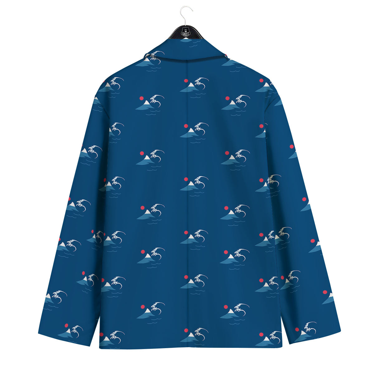 Sunset Japanese Print Pattern Men's Sport Coat-grizzshop
