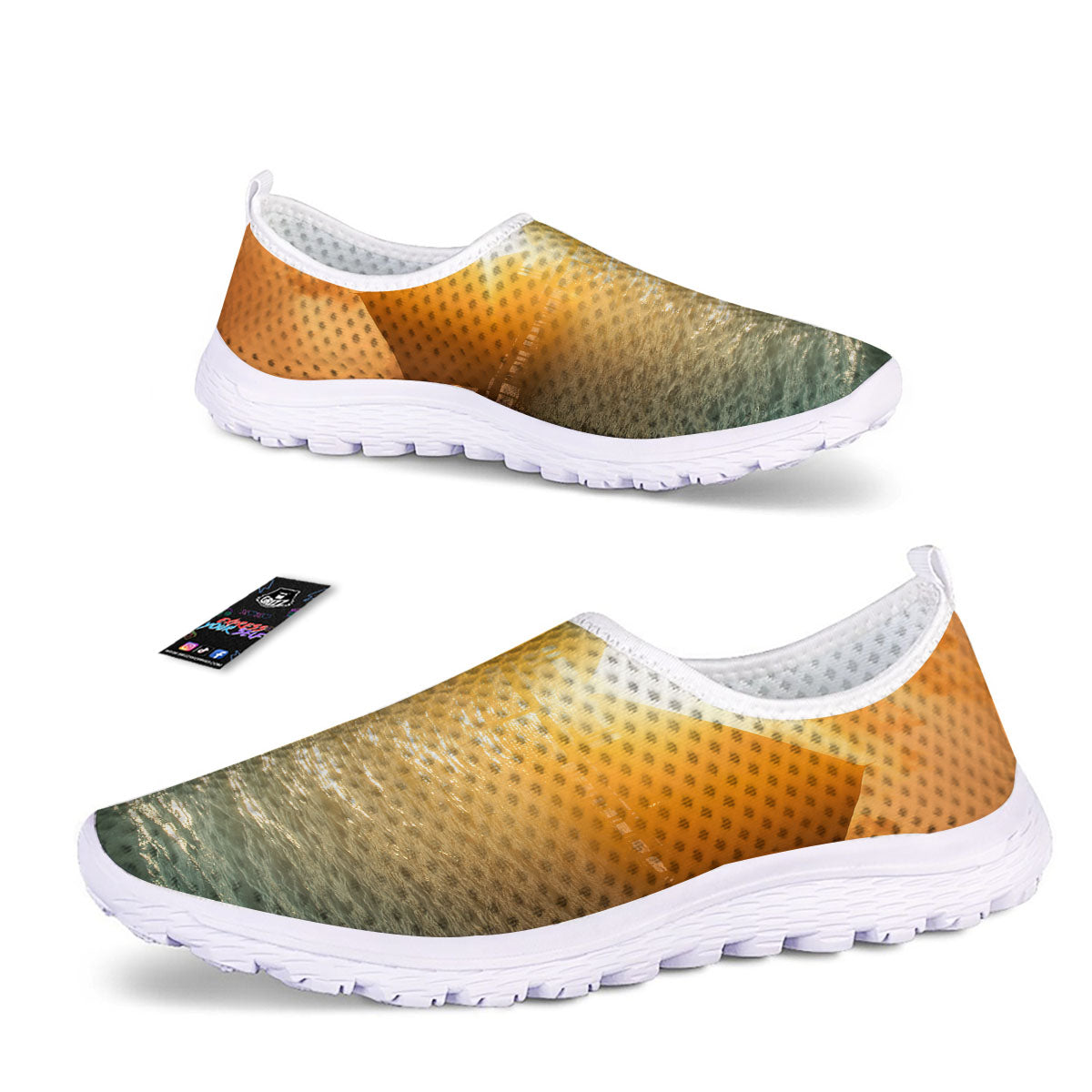 Sunset Maldives Print Nurse Shoes-grizzshop