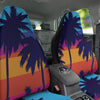 Sunset On The Beach And Palm Trees Print Car Seat Covers-grizzshop