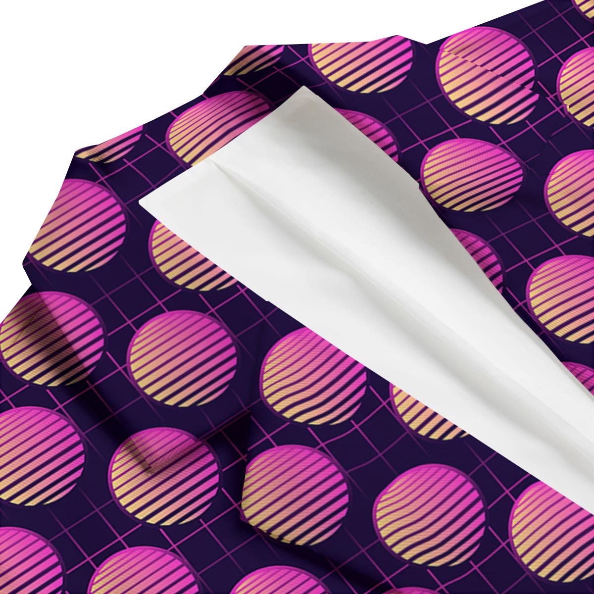 Sunset Retrowave Print Pattern Men's Blazer-grizzshop
