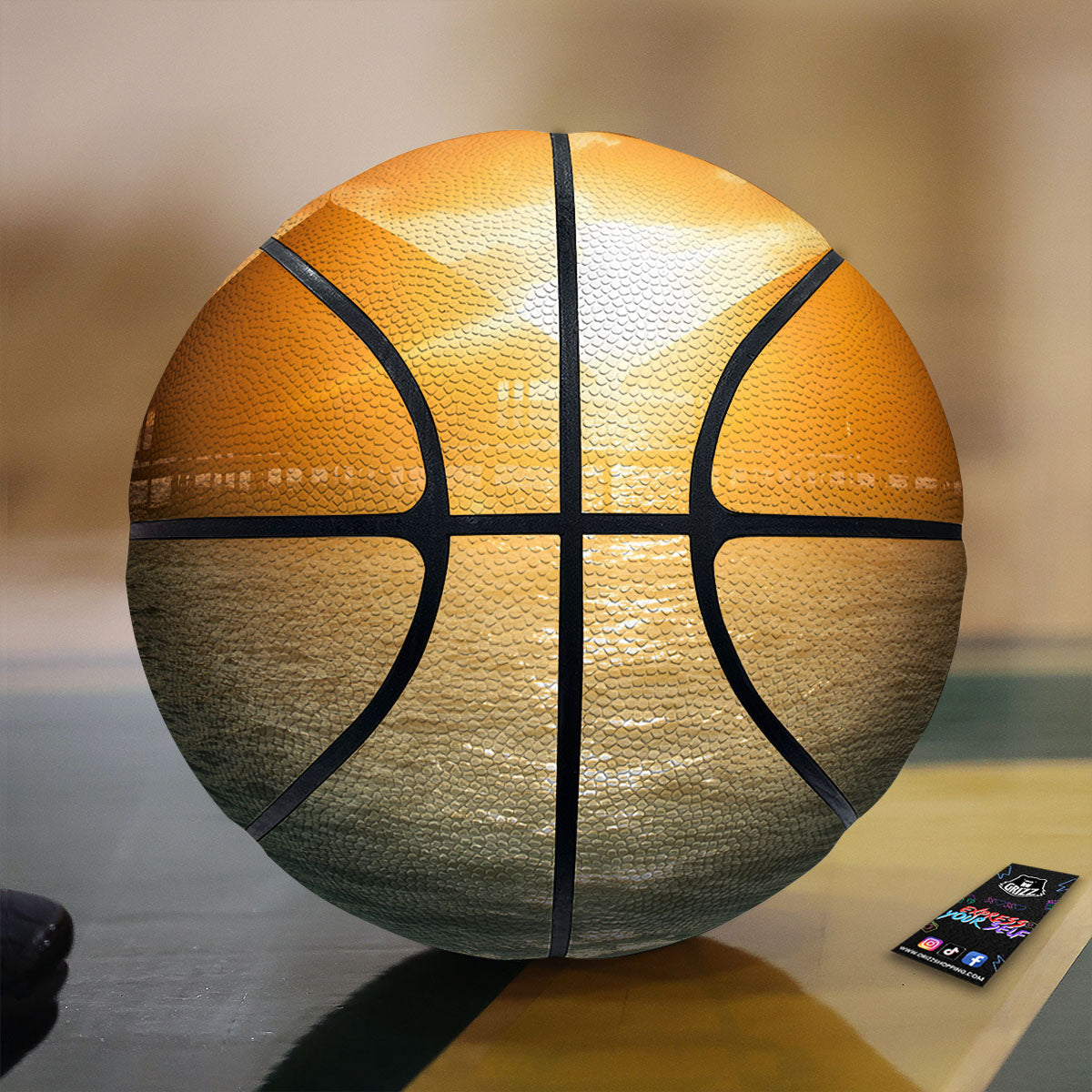 Sunset Maldives Print Basketball