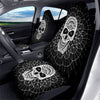 Supernatural Skull Wicca White And Black Print Car Seat Covers-grizzshop