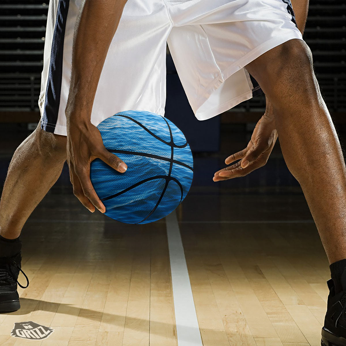 Surface Ocean Print Basketball-grizzshop