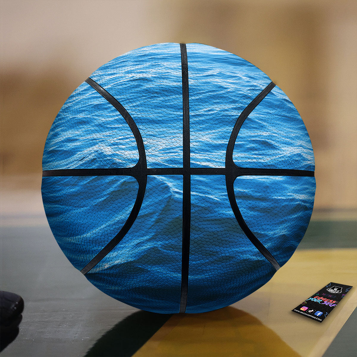 Surface Ocean Print Basketball-grizzshop