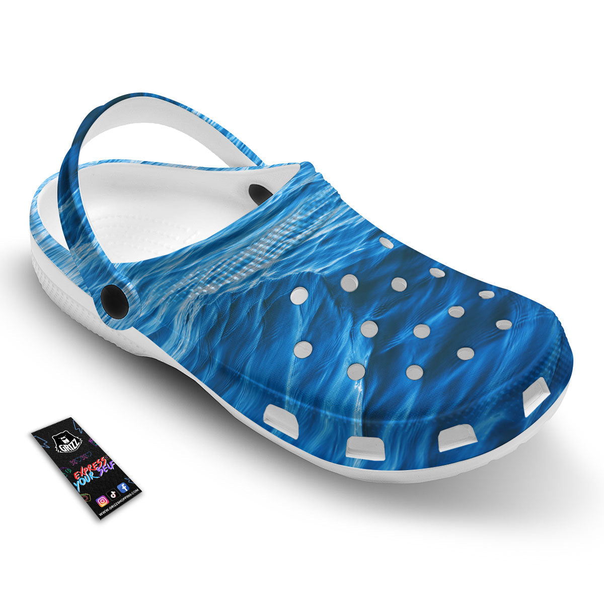 Surface Ocean Print Clog-grizzshop
