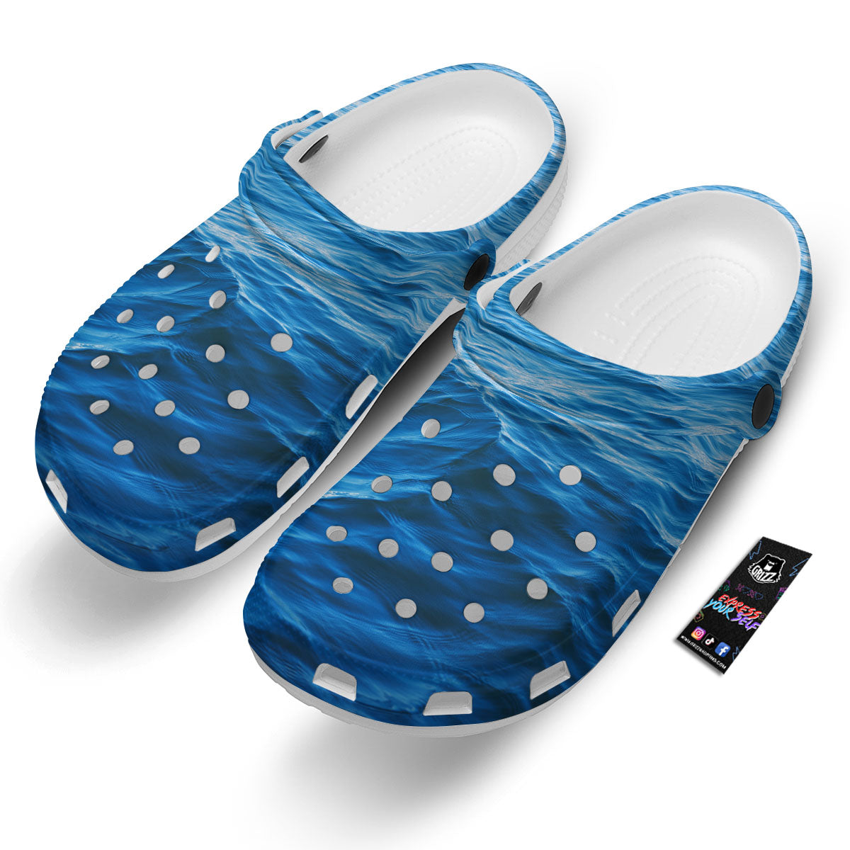 Surface Ocean Print Clog-grizzshop