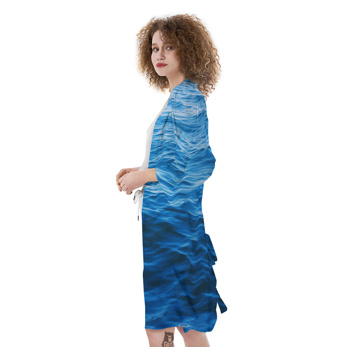 Surface Ocean Print Kimono-grizzshop