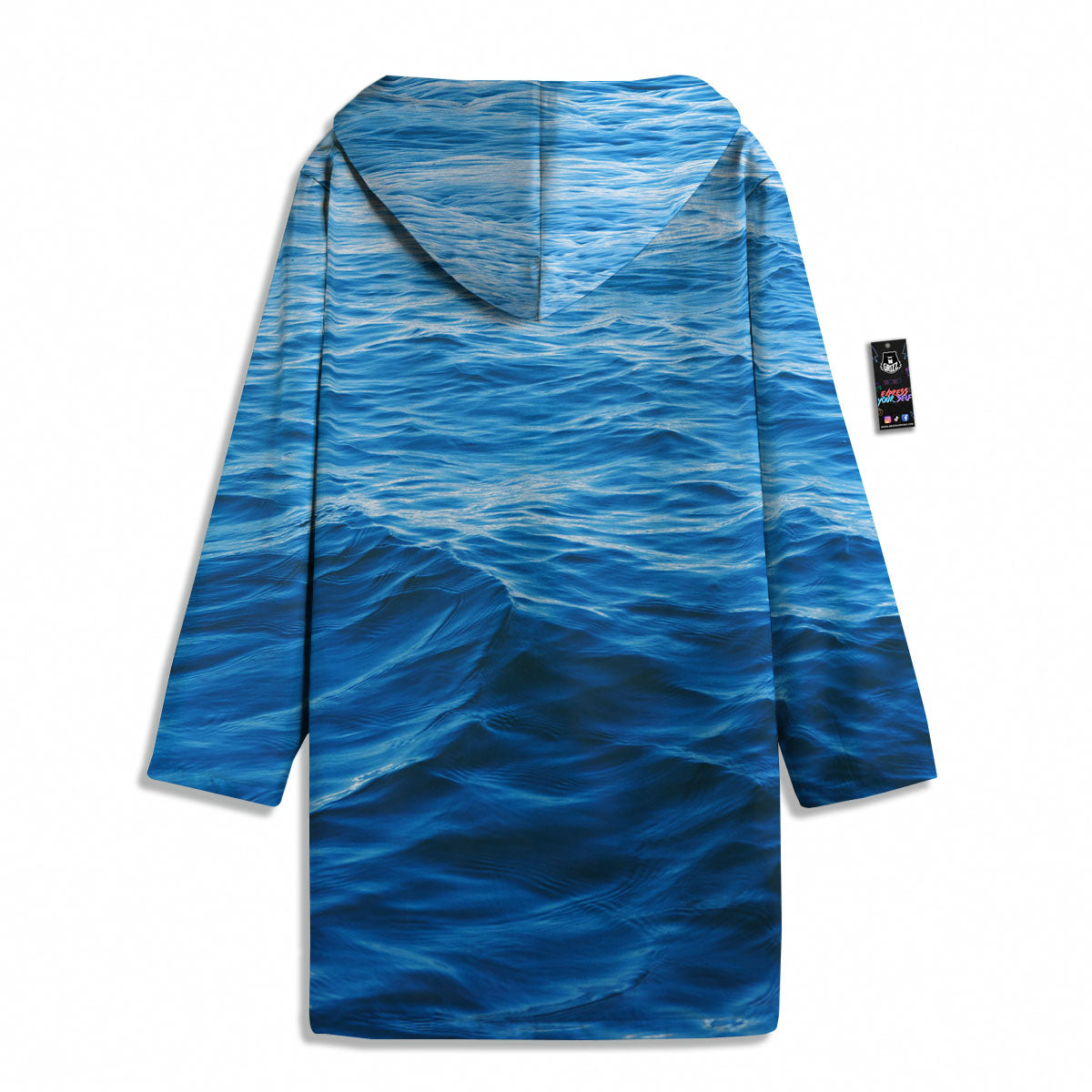 Surface Ocean Print Men's Windbreaker Jacket-grizzshop