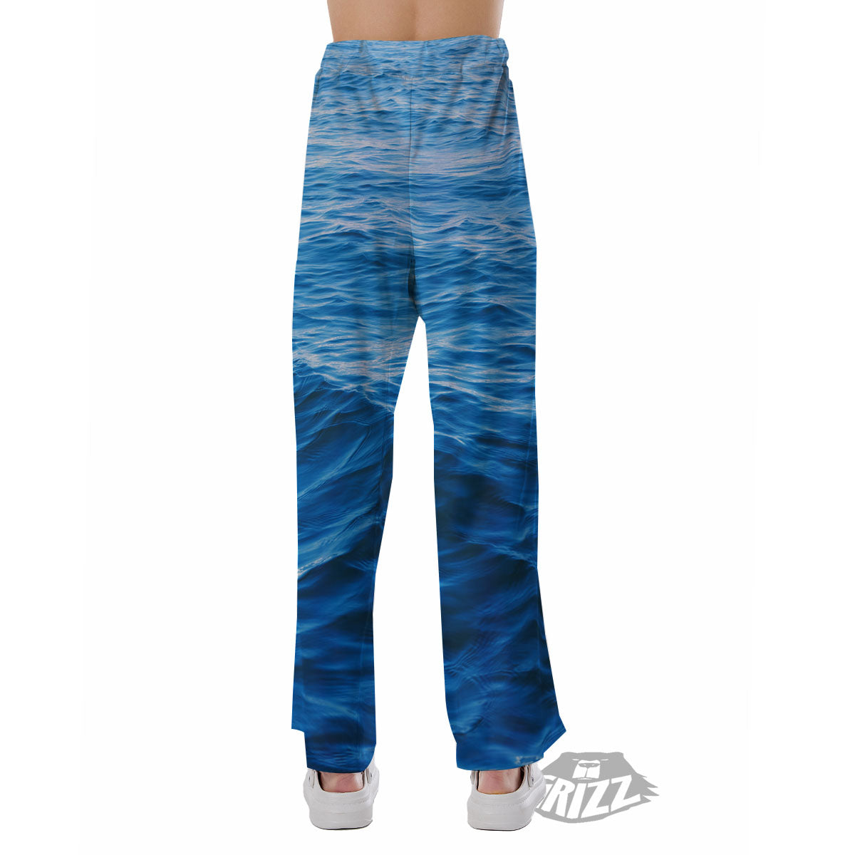 Surface Ocean Print Pajama Pants-grizzshop