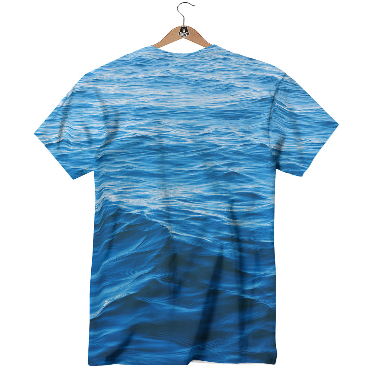 Surface Ocean Print T-Shirt-grizzshop