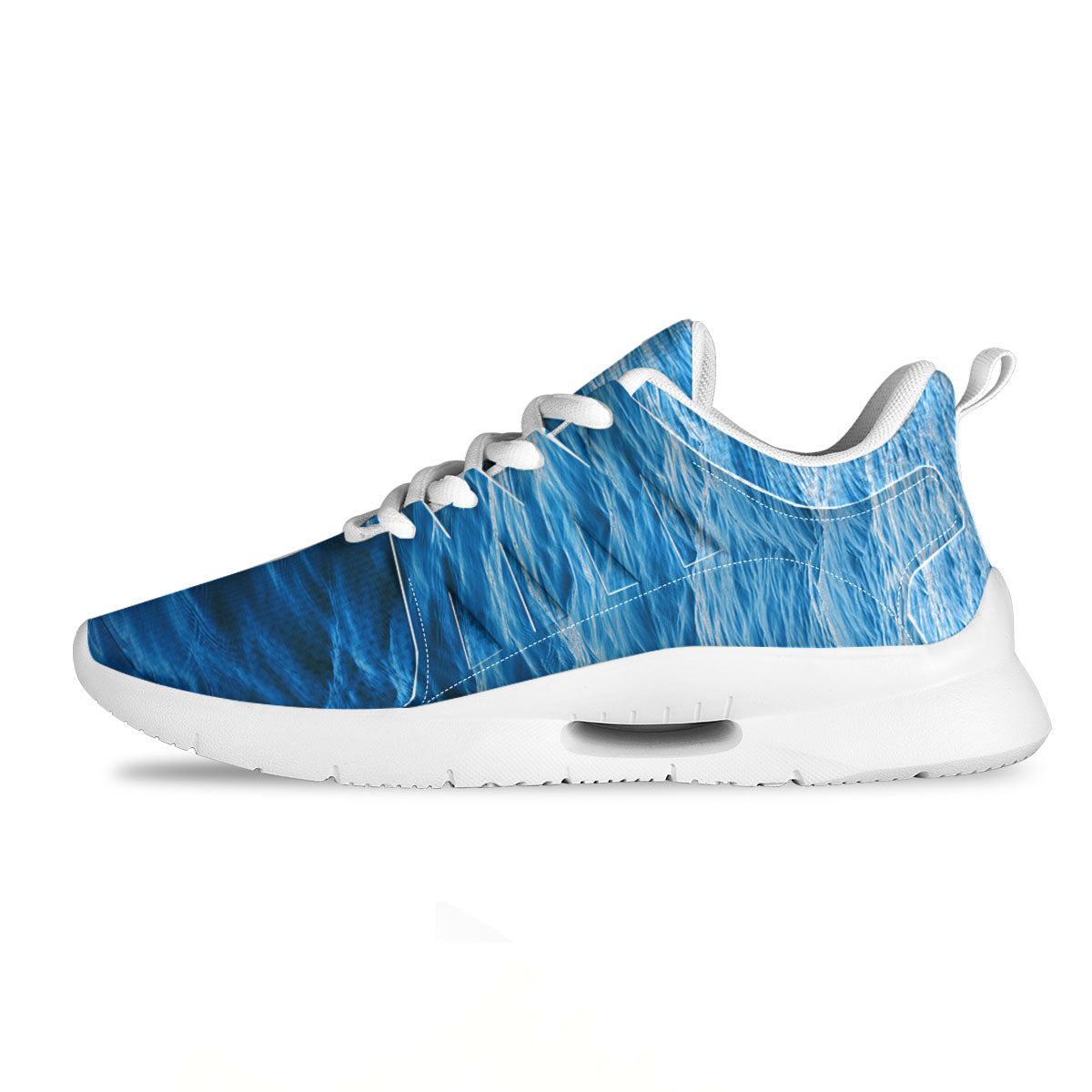 Surface Ocean Print Tennis Shoes-grizzshop