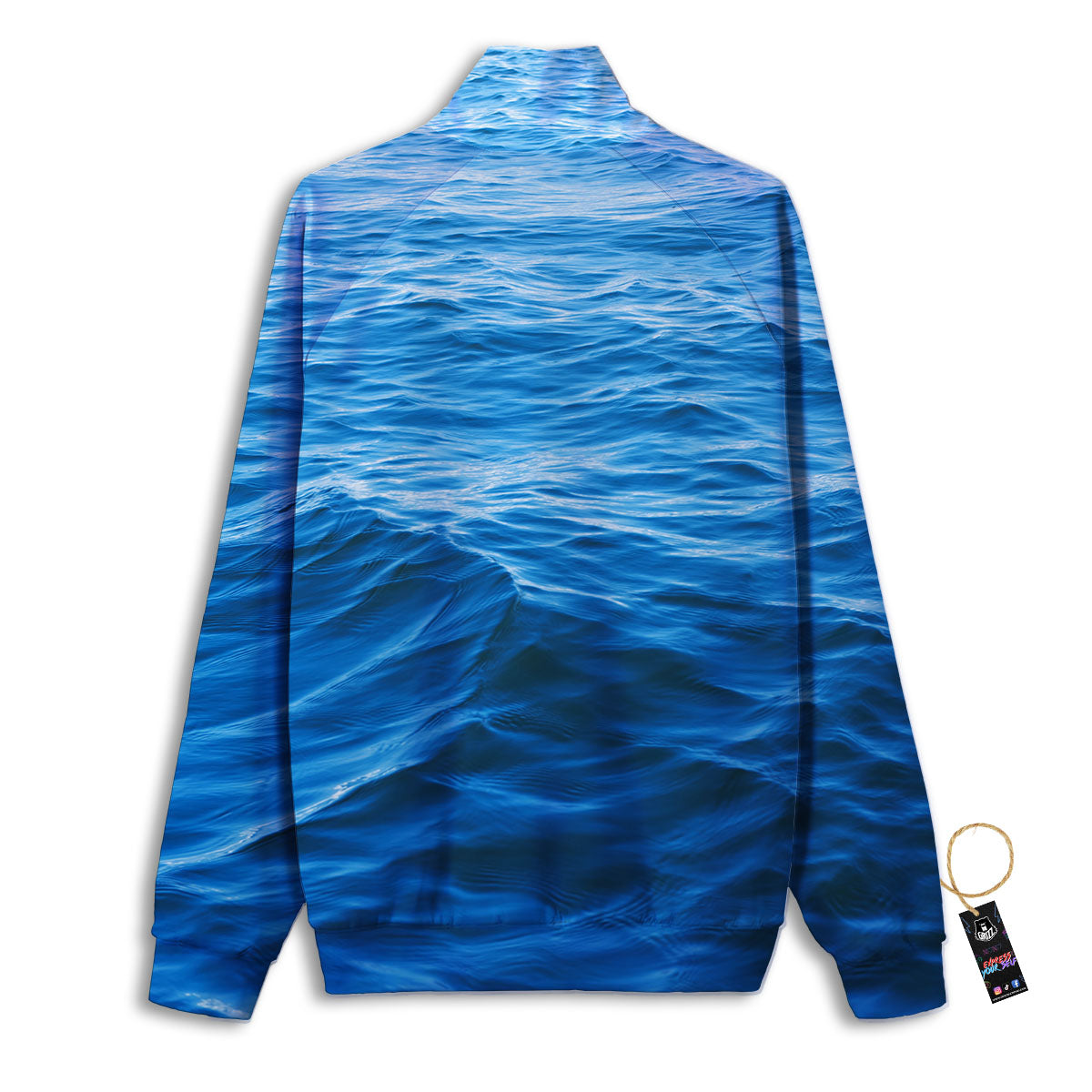 Surface Ocean Print Track Jacket-grizzshop