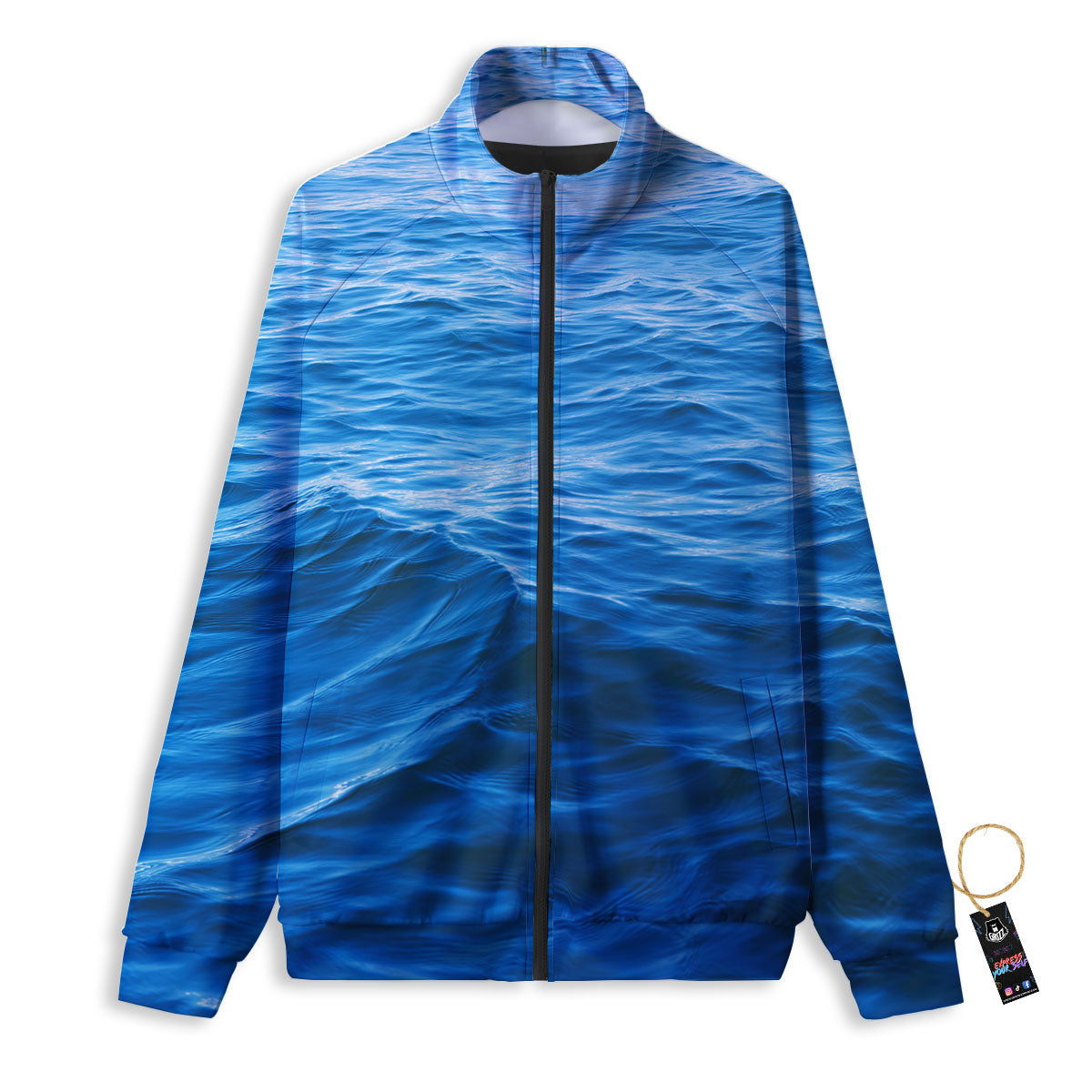 Surface Ocean Print Track Jacket-grizzshop