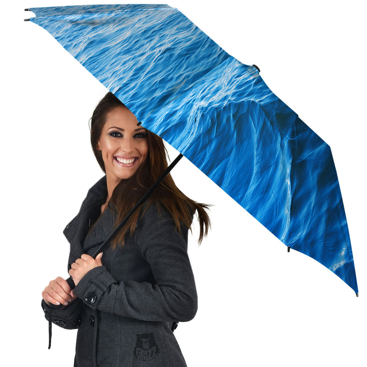 Surface Ocean Print Umbrella-grizzshop