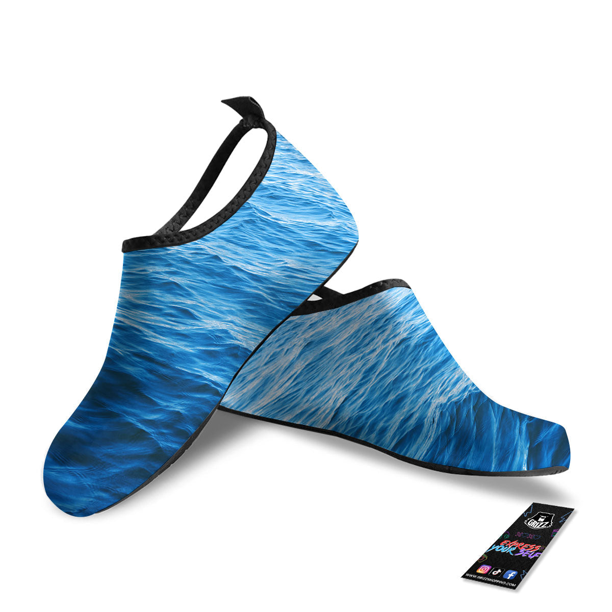 Surface Ocean Print Water Shoes-grizzshop