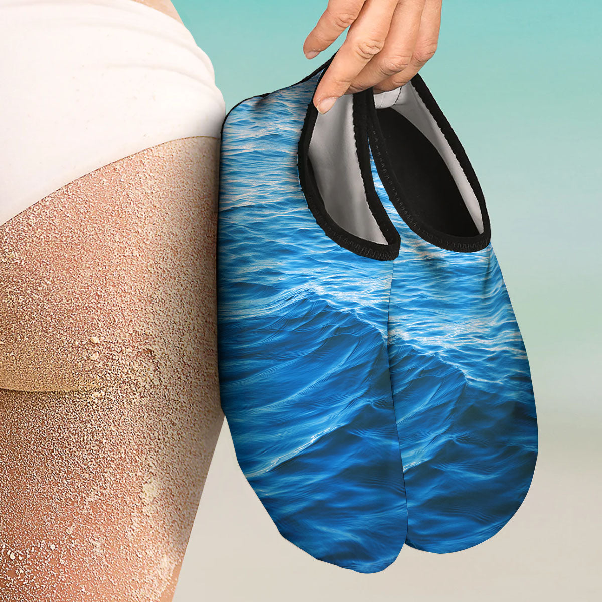 Surface Ocean Print Water Shoes-grizzshop