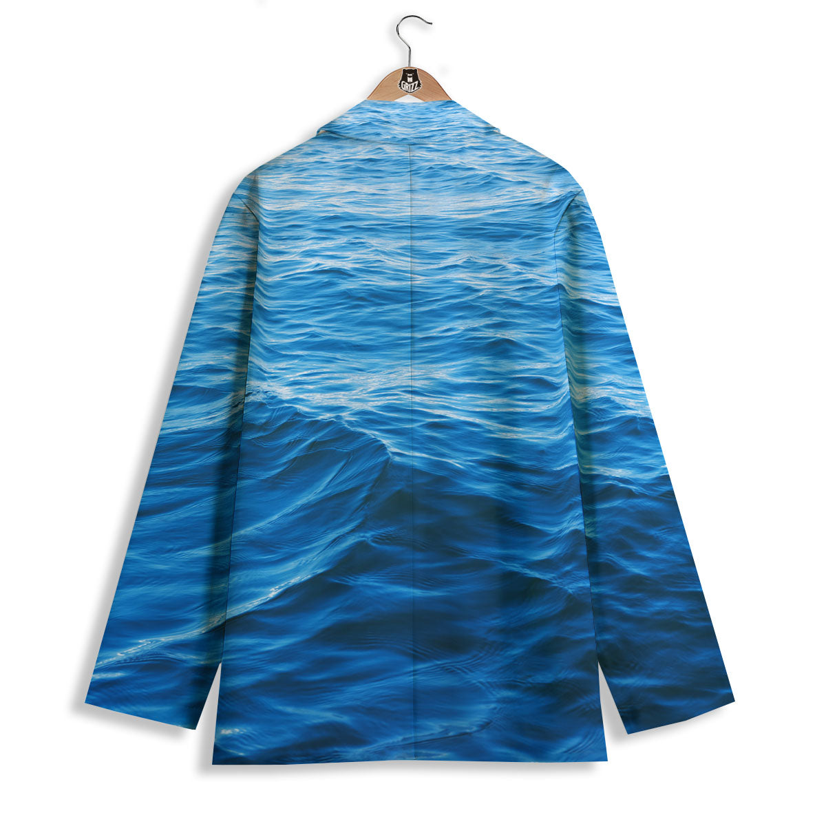 Surface Ocean Print Women's Blazer-grizzshop