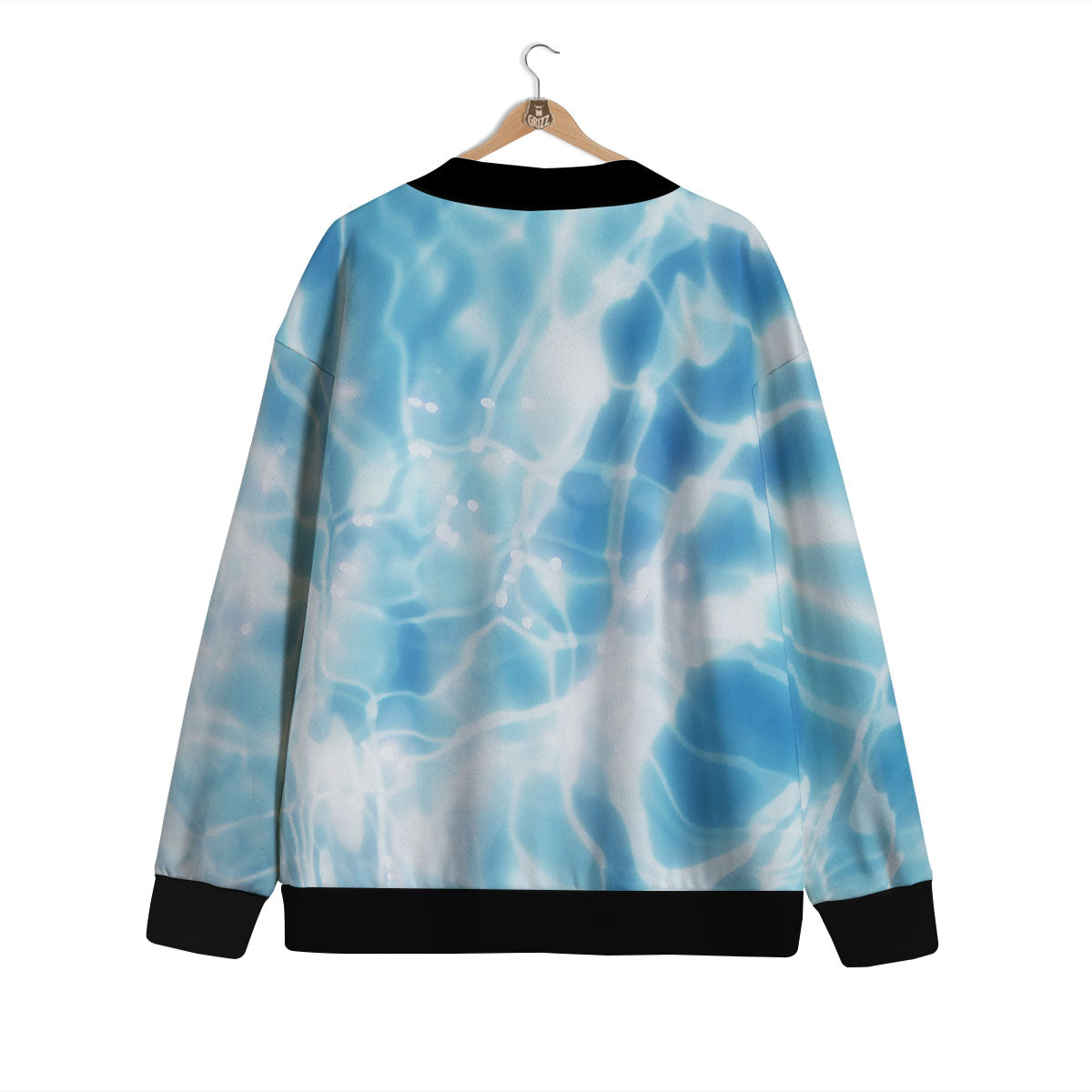 Surface Pool Water Print Cardigan-grizzshop
