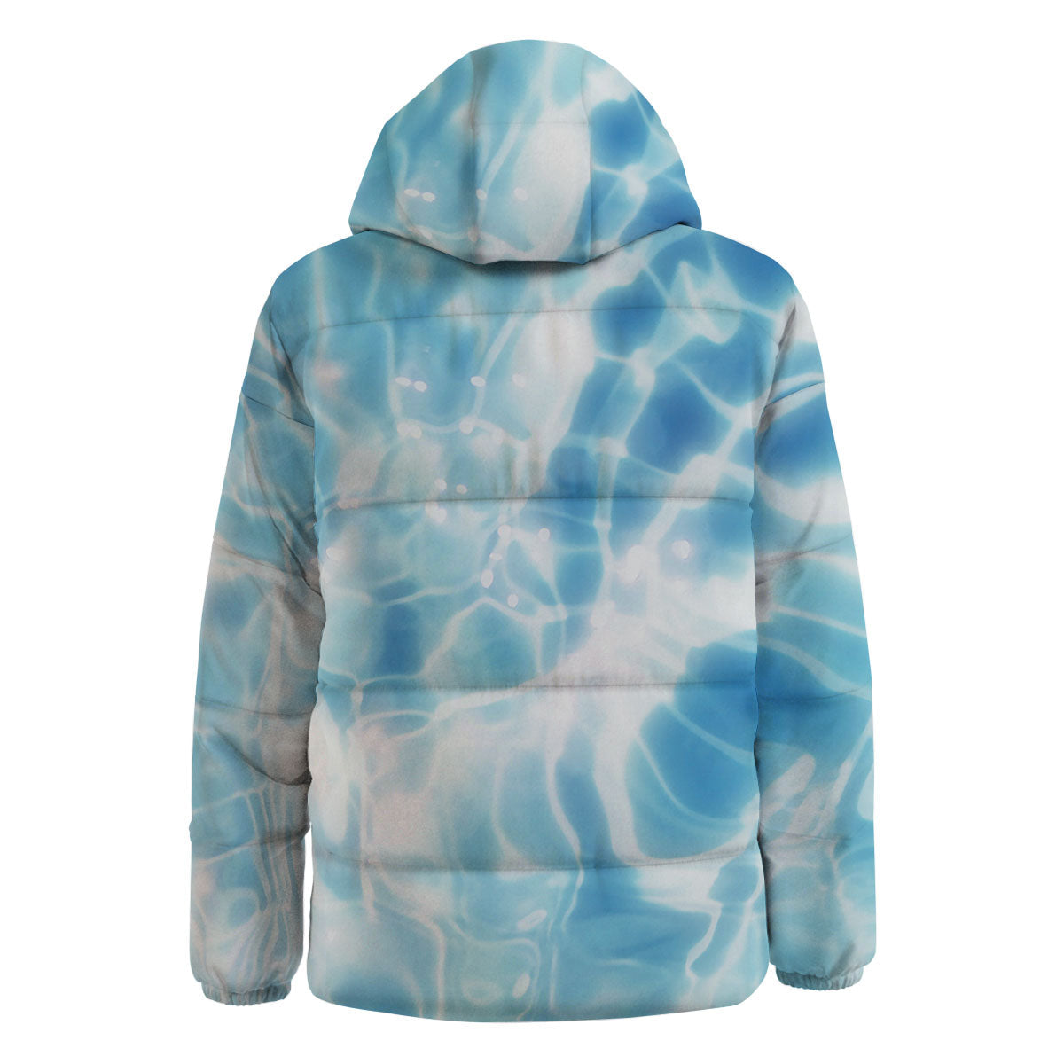 Surface Pool Water Print Down Jacket-grizzshop