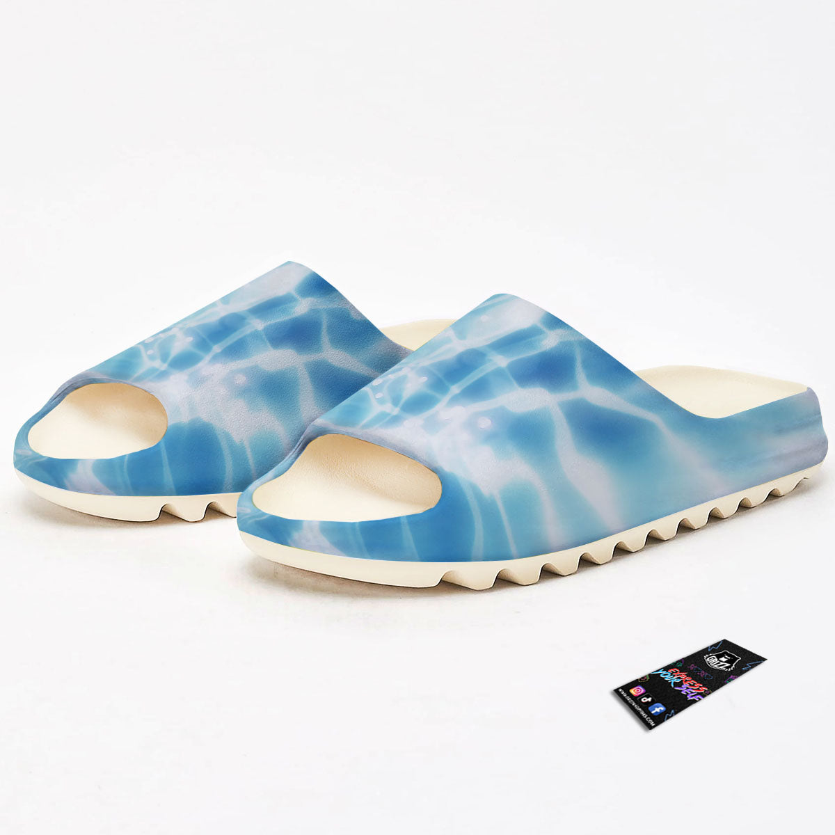Surface Pool Water Print Sandals-grizzshop
