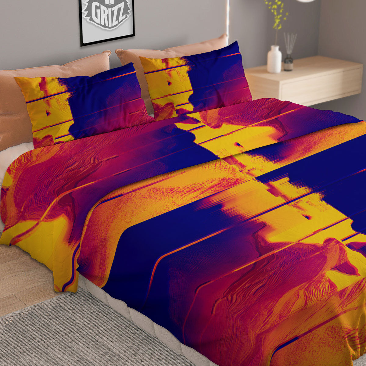 Tennis Balls Print Pattern Duvet Cover Bedding Set