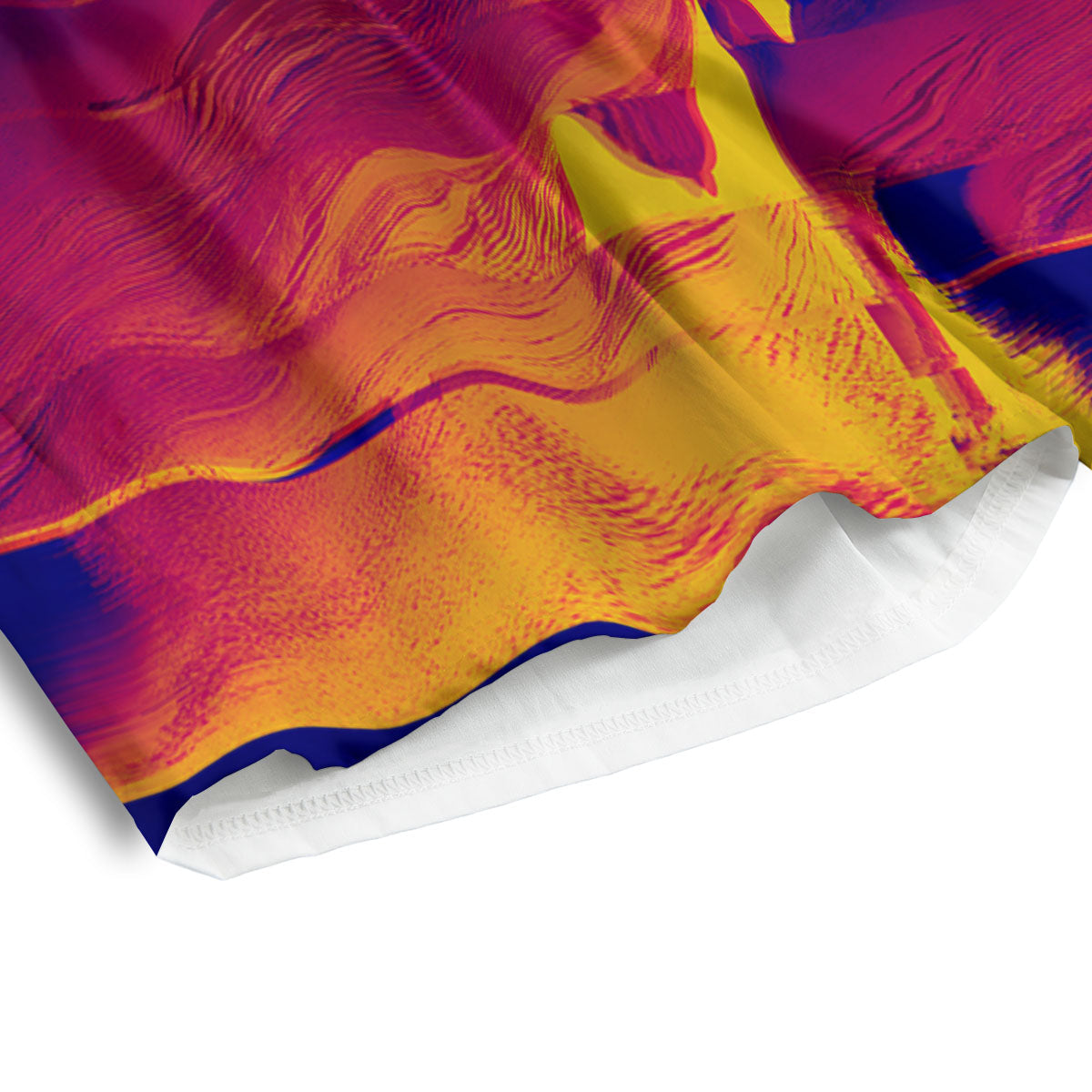 Surface Psychedelic Print Pattern Men's Athletic Shorts