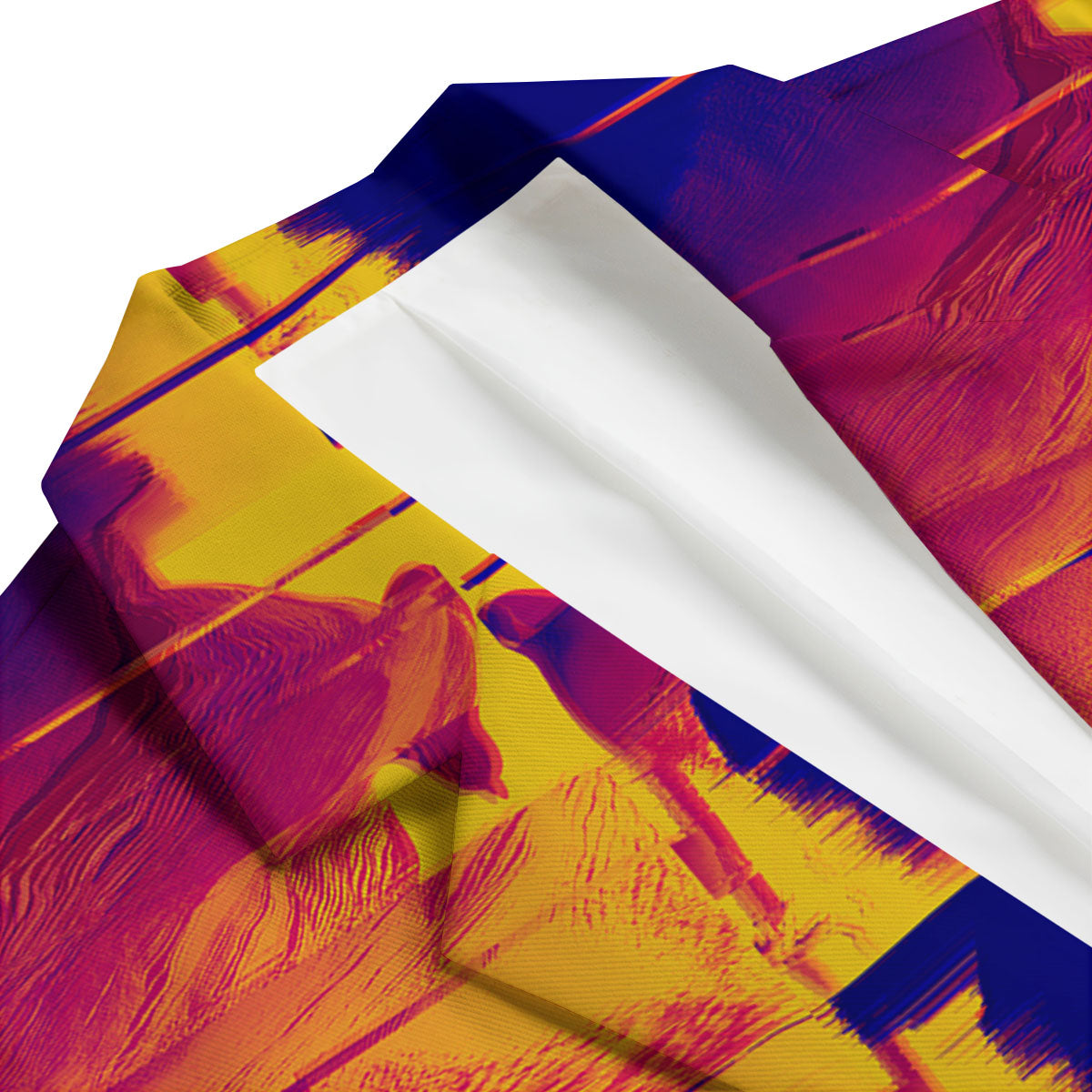 Surface Psychedelic Print Pattern Men's Blazer-grizzshop